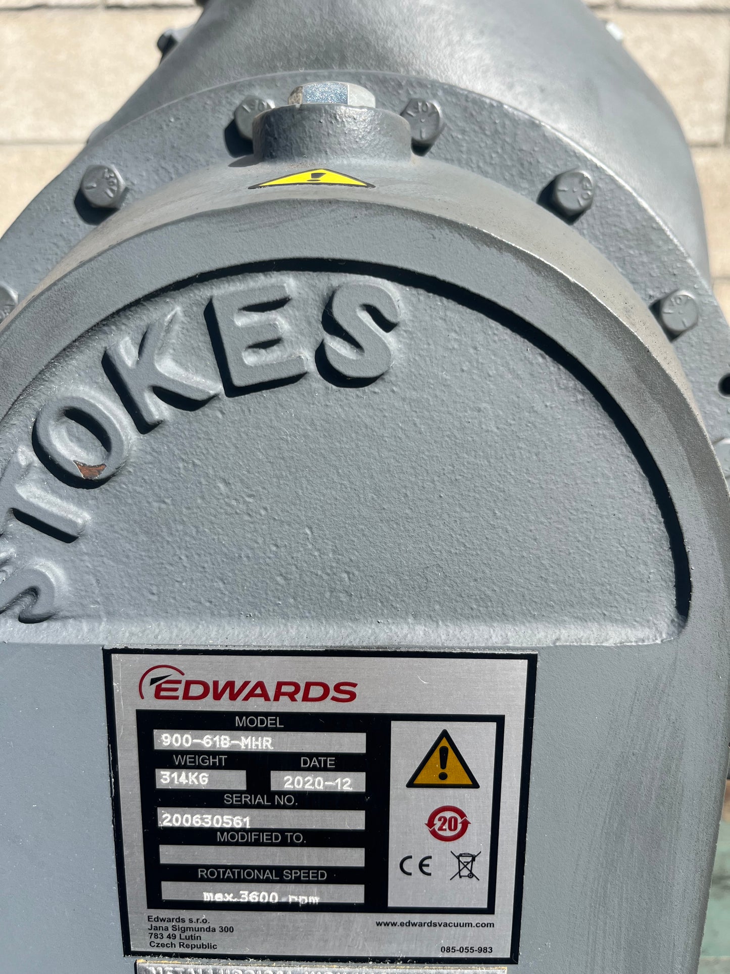 Rebuilt Stokes 615 with Integral Bypass Valve
